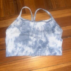 NWOT Offline by aerie razor back blue tie dye tank top sized extra large